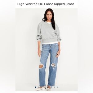 Old Navy OG High-Wasited Loose Jeans